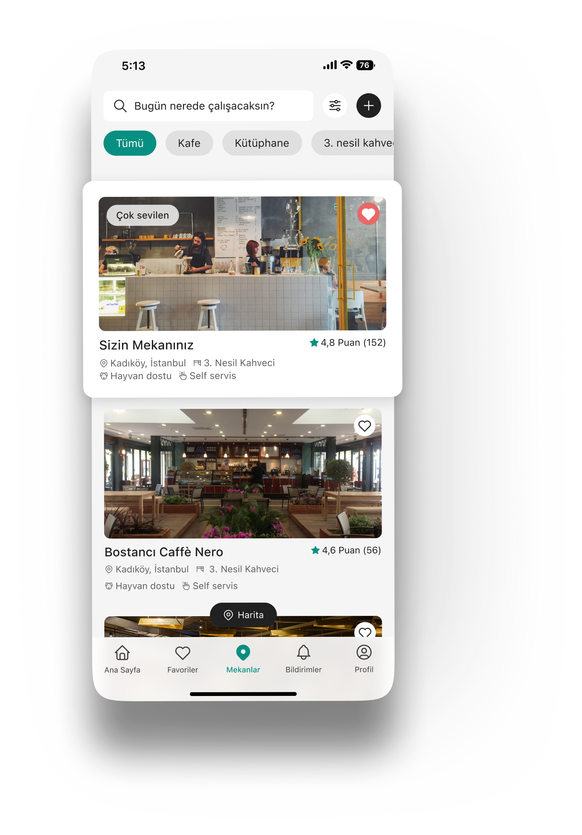 Mekanlar Listesi'nde Üstte